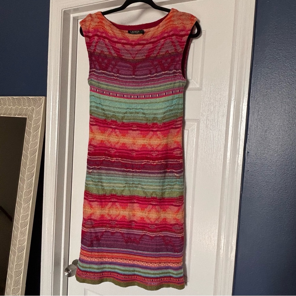 🔸Ralph Lauren🔸Multicolor Southwestern Sleeveless Dress